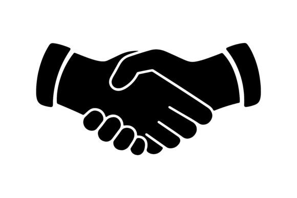 Business Agreement Handshake Symbol for Branding