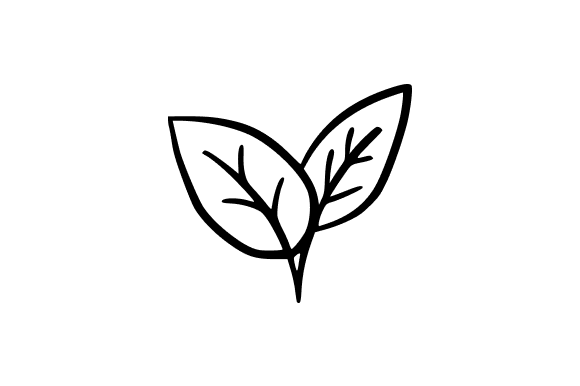 Eco-friendly Leaves Icon: A Versatile Asset for Modern Creative Workflows