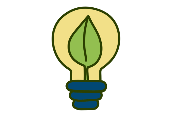 Eco Lightbulb: Symbol of Clean Energy & Green Innovation