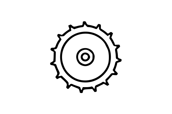 Sketch of a Circular Saw Blade Line Art: A Versatile Design Asset for Modern Creatives